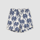 Palm Tree Print on Birch Swim Trunks by miles the label.
