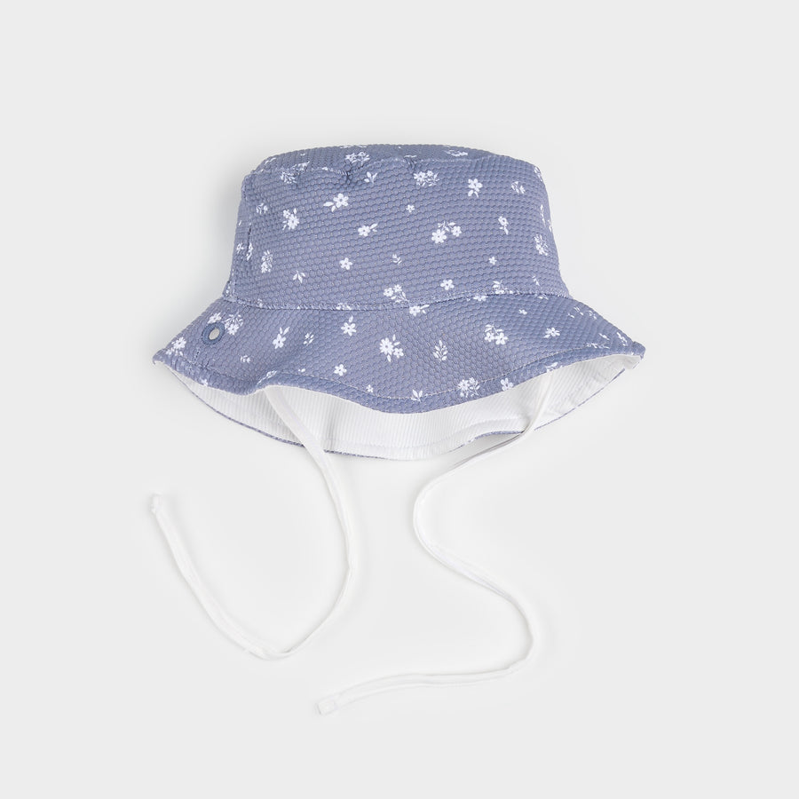 Wildflower Print Reversible Sun Hat by Petit Lem