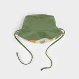 Citrus Print Reversible Sun Hat by Petit Lem