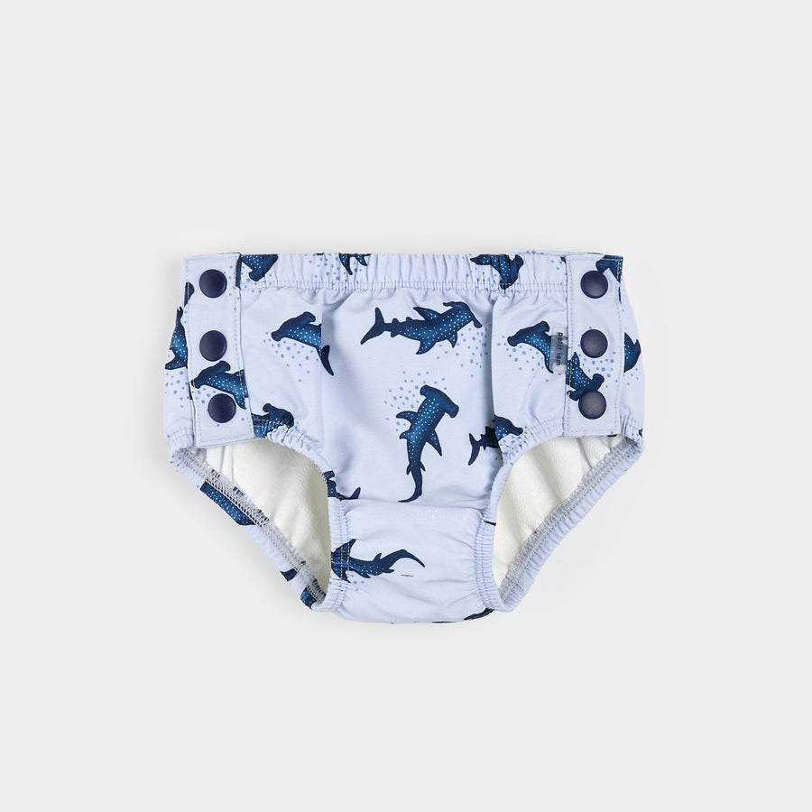 Hammerhead Shark Swim Diaper by Petit Lem