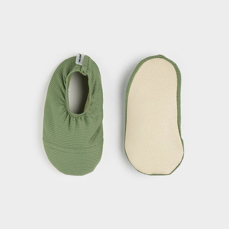 Pear Ribbed Swim Slippers by Petit Lem