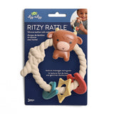 Ritzy Rattle Silicone Teether- Highland Cow by Itzy Ritzy