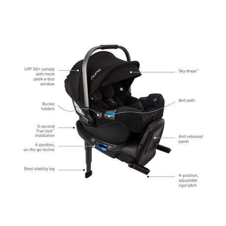 Nuna PIPA RX Infant Car Seat + RELX Base