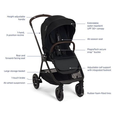 Nuna TRIV Next Stroller + PIPA Urbn Travel System