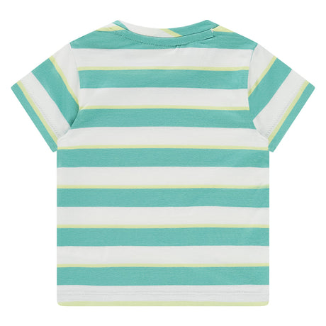 Baby Boy's Short Sleeve- Smaragd Stripes by Babyface