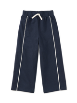 Lace Trim Track Pants- Indigo by Tea Collection