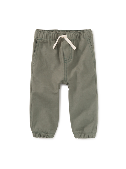 Small Steps Baby Pants- Dried Rosemary by Tea Collection
