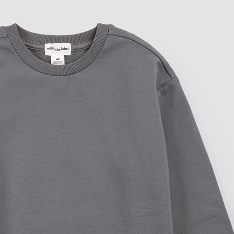 Pearl Smoked Miles Basics Sweatshirt by Miles the Label