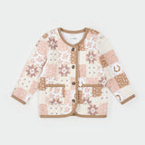 Orchard Patchwork Quilted Cardigan by Petit Lem