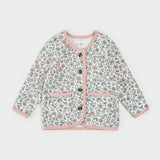 Farm Floral Quilted Cardigan by Petit Lem
