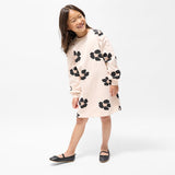 Bold Flower Print on Almond Sweater Dress by Miles the Label