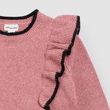 Miles Pink Ruffle Sweater by Miles the Label