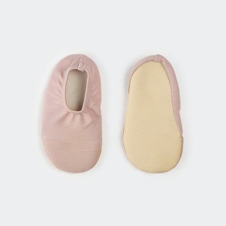 Lavender Ribbed Swim Slippers by Petit Lem