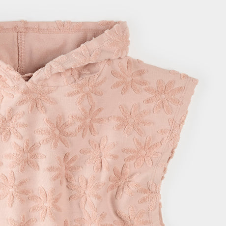 Starfish on Light Pink Beach Poncho by Petit Lem