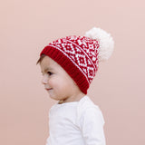 Snowflake Hat, Red | Holiday by The Blueberry Hill