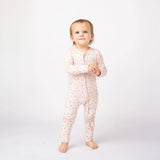 Floral Bamboo Baby Pajamas - Sweet Blooms Convertible by Emerson and Friends