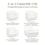 Namesake Liberty 4-in-1 Convertible Spindle Crib