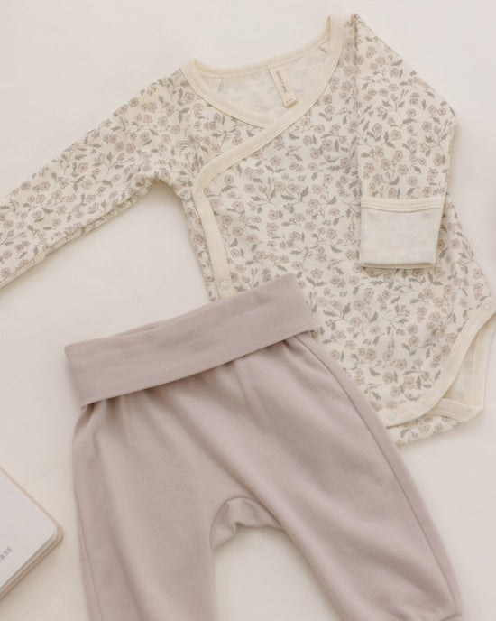 Side Snap Bodysuit + Pant Set || Floret by Quincy Mae