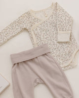 Side Snap Bodysuit + Pant Set || Floret by Quincy Mae