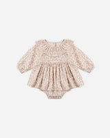 Thalia Romper || Pink Blossom by Quincy Mae