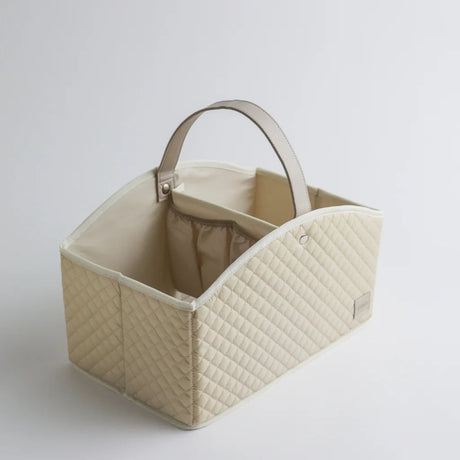 Portable Felt Baby Diaper Caddy – Cream by Cherubin Chic