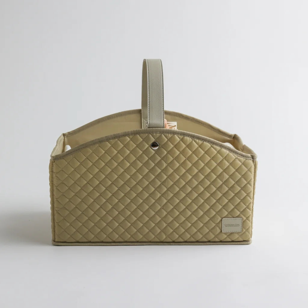 Portable Felt Baby Diaper Caddy – Nude by Cherubin Chic