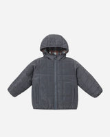 Lightweight Reversible Puffer || Midnight Check by Rylee + Cru