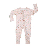 Floral Bamboo Baby Pajamas - Sweet Blooms Convertible by Emerson and Friends