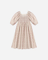 Della Dress || Floral Stripe by Rylee + Cru