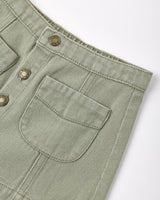 Denver Mini Skirt || Dark Sage by Rylee + Cru