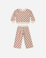 Jacquard Knit Set || Poinsettia by Rylee + Cru