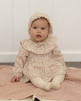 Thalia Romper || Pink Blossom by Quincy Mae