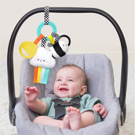 Bitzy Busy Ring™ Teething Activity Toy - High Contrast by Itzy Ritzy