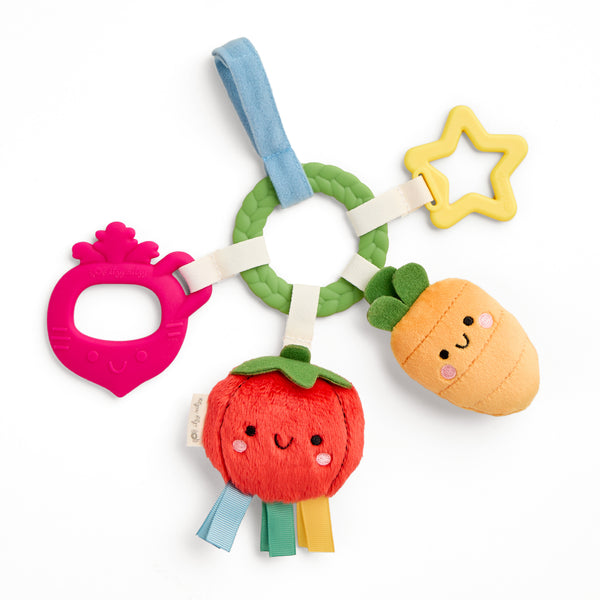 Bitzy Busy Ring™ Teething Activity Toy- Veggie by Itzy Ritzy
