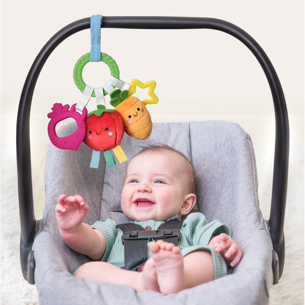 Bitzy Busy Ring™ Teething Activity Toy- Veggie by Itzy Ritzy