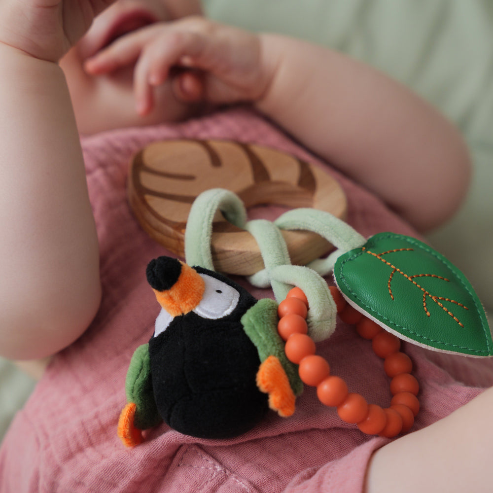 Wooden Rattle- Jungle by Little Big Friends