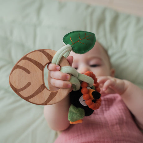 Wooden Rattle- Jungle by Little Big Friends