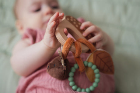 Wooden Rattle- Forest by Little Big Friends