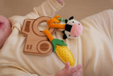 Wooden Rattle- Farm by Little Big Friends