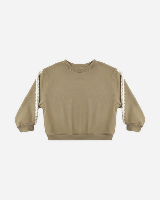 Oversized Sweatshirt || Olive by Rylee + Cru