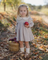 Callie Dress Blue Gingham by Quincy Mae