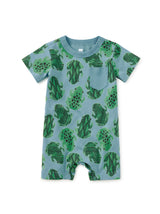 Pocket Shortie Baby Romper- Hopalong Frogs by Tea
