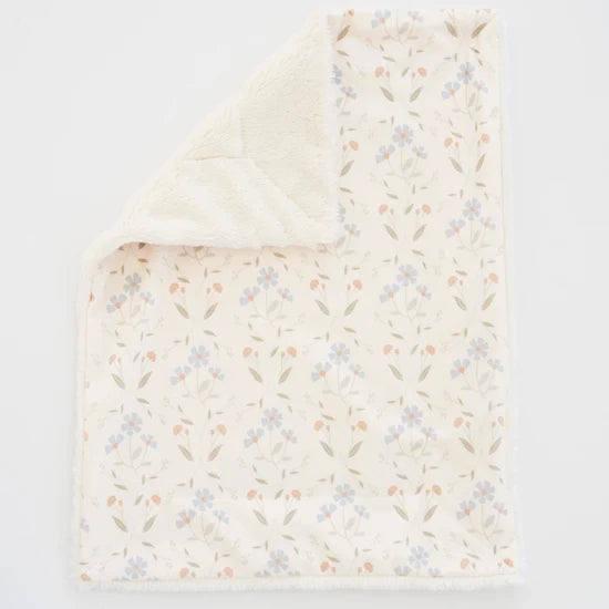 The Valley Minky/Lush Receiving Blanket by Saranoni
