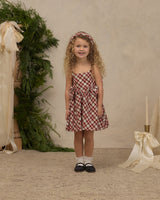 Betsy Dress || Holiday Tartan by Noralee