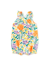Cross-Back Baby Romper- Watercolor Floral by Tea Collection