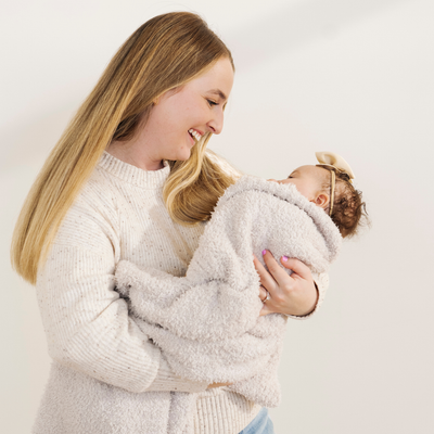 Bamboni Receiving Blanket - Moonbeam by Saranoni