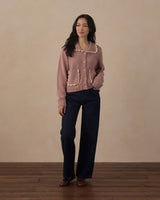 Women's Collared Cardigan || Rosewood by Rylee + Cru