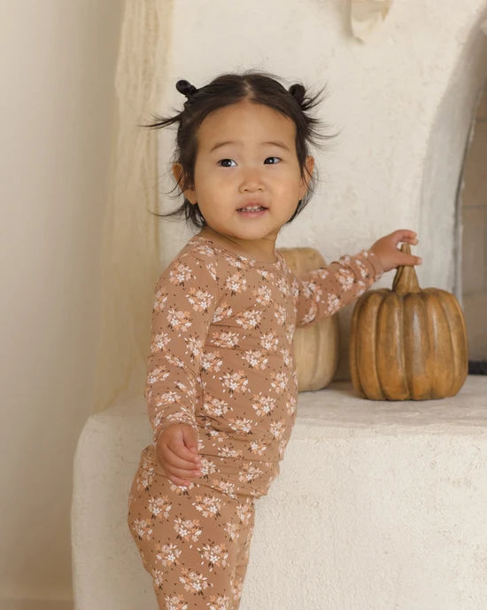 Bamboo Pajama Set || Fall Floral by Quincy Mae