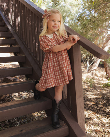 Heidi Dress Vintage Plaid by Rylee + Cru