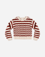 Aspen Sweater || Ruby Stripe by Rylee + Cru